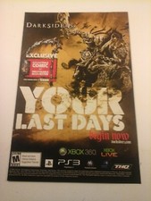 Anúncio impresso de videogame 2009 DARKSIDERS - SEUS ÚLTIMOS DIAS - PS3 XBOX 360 VIGIL THQ comprar usado  Enviando para Brazil