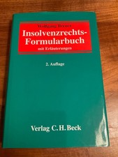 Wolfgang breuer insolvenzrecht gebraucht kaufen  Meersburg