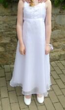 Kleid weiß festlich gebraucht kaufen  Kleinrinderfeld