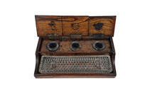 Wooden ink stand for sale  CAMBRIDGE
