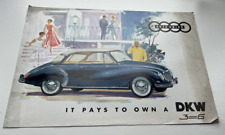 Auto union dkw for sale  LEICESTER