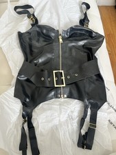Latex buckled top for sale  Bronx