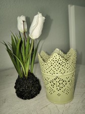 Tulpen grassockel kunstblumen gebraucht kaufen  Leipzig