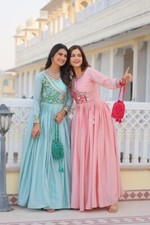 TERNO PAQUISTANÊS SALWAR KAMEEZ INDIANO KURTI CASAMENTO VESTIDO ANARKALI VESTIDO DE FESTA comprar usado  Enviando para Brazil