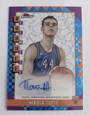 2024-25 Topps Finest - Nikola Topic Rookie Finest autógrafo azul /99 #RFA-NT RC comprar usado 2024-25 Topps Finest - Nikola Topic Rookie Finest autógrafo azul /99 #RFA-NT RC comprar usado  Enviando para Brazil