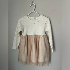 Vestido de tule dourado com nervuras Zara bebê menina tamanho 18-24 meses comprar usado  Enviando para Brazil