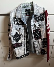 Jeans jacke paint gebraucht kaufen  Werneuchen
