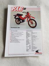 Honda pxr50 motorcycle for sale  LEICESTER