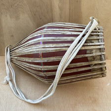 Decoração usada de instrumento de percussão musical do sul da Índia Pakhawaj Khol comprar usado  Enviando para Brazil