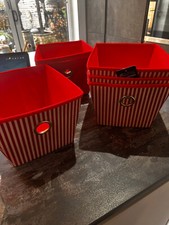Red fabric storage for sale  LUTON