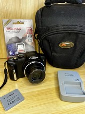 Canon PowerShot SX170 IS Digital Camera 16.0 Mega Pixel Charger Case 2 SD Cards, usado comprar usado Canon PowerShot SX170 IS Digital Camera 16.0 Mega Pixel Charger Case 2 SD Cards, usado comprar usado  Enviando para Brazil