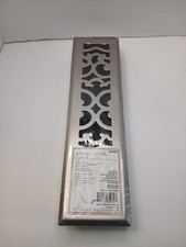 Usado, Allen Roth Savanah registro de piso decorativo cetim níquel tamanho 2"x 12" CAIXA ABERTA  comprar usado  Enviando para Brazil