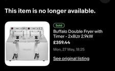 Buffalo twin tank for sale  CORBY