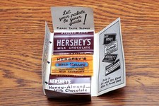 Pacote de variedades de amostras grátis Hershey's da década de 1930 muito raro! 3 etiquetas de barra de chocolate NOS? comprar usado  Enviando para Brazil