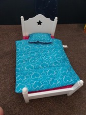 Dolls wooden bed for sale  PETERLEE