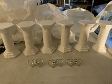 Wedding cake pillars for sale  BECCLES