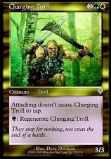 *MRM* FR/VF 4x Charging Troll (Troll fougueux) MTG INV, używany na sprzedaż  Wysyłka do Poland
