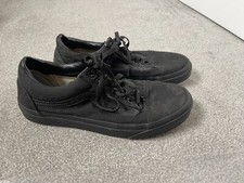 Vans black canvas for sale  BASILDON