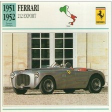 Spec sheet ferrari d'occasion  Expédié en Belgium