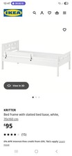 Toddler bed frame for sale  BIRMINGHAM
