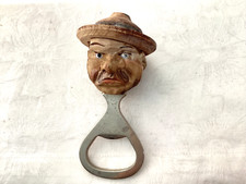 Carved wood head for sale  Rumford