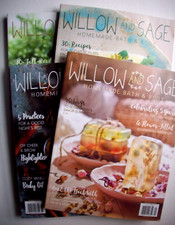 Lot of 4 Willow & Sage Homemade Bath & Body magazines 2017 2018 2019 comprar usado  Enviando para Brazil