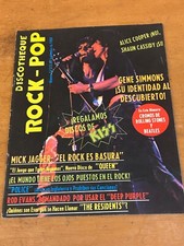 THE ROLLING STONES Cover 1980 MEXICO MAGAZINE Kiss Alice Cooper comprar usado  Enviando para Brazil