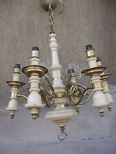 Lampadario luci legno usato  Italia