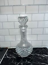 Crystal glass decanter for sale  ROMFORD