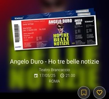 Biglietto usato Biglietto usato  Roma