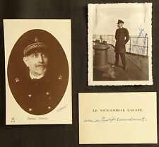 Amiral lacaze autographes d'occasion  Coulans-sur-Gée