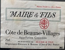 Etiquette vin bourgogne d'occasion  Saint-Perdon