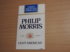 Philip morris einsteckkarte gebraucht kaufen  Höchstädt a.d.Donau