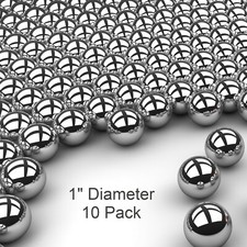 Dez (10) 1" polegadas G25 Precision 440 bolas de rolamento de aço inoxidável comprar usado  Enviando para Brazil