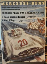 Mercedes rennplakat riginal gebraucht kaufen  Gaienhofen