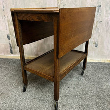 Oak tea trolley for sale  ST. NEOTS