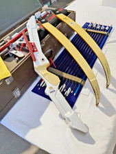 Conjunto de competição de tiro com arco profissional Yamaha qualidade vintage com estojo de flechas de mira comprar usado  Enviando para Brazil