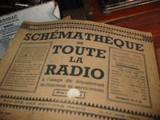 Shematheque radio tsf d'occasion  Mainvilliers
