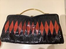 Vintage snakeskin leather for sale  HARROGATE