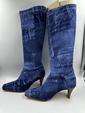 Stiefel absatzstiefel jeans gebraucht kaufen  Fürstenfeldbruck