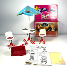 1978 Mattel - Barbie Play Paks - Patio Party Garten Vintage set Table Barbecue, usado comprar usado  Enviando para Brazil