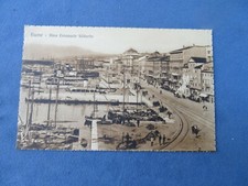 Antica cartolina fiume usato  Napoli