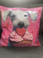 Bedlington terrier cushion for sale  LIVERPOOL