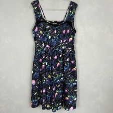 Vestido midi Hot Topic tamanho XL preto planeta estampa galáxia fit & flare algodão stretch comprar usado  Enviando para Brazil