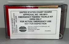 kit de equipamento de pesca de emergência, aprovação da Guarda Costeira nº. 160.061/ comprar usado  Enviando para Brazil