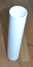 Schlichte weiße vase gebraucht kaufen  Budenheim