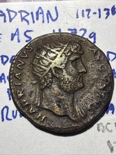 117-138 AD Império Romano Adriano AE como Bronze Rev Fides segurar prato de frutas comprar usado  Enviando para Brazil