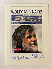 Handsignierte Autogrammkarte , WOLFGANG NAIRZ , Bergsteiger comprar usado  Enviando para Brazil