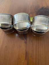 Silver napkin rings. for sale  LONDON