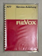 Revox a77 serviceanleitung gebraucht kaufen  München